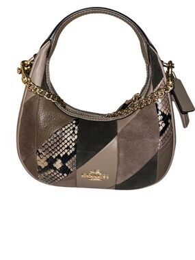 COACH CARMEN CROSSBODY TOP HANDLE MINI BAG PATCHWORK AUTHENTIC NEW WITH TAGS